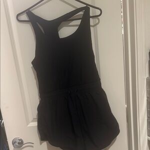 Fabletics Black Sleeveless Jumpsuit